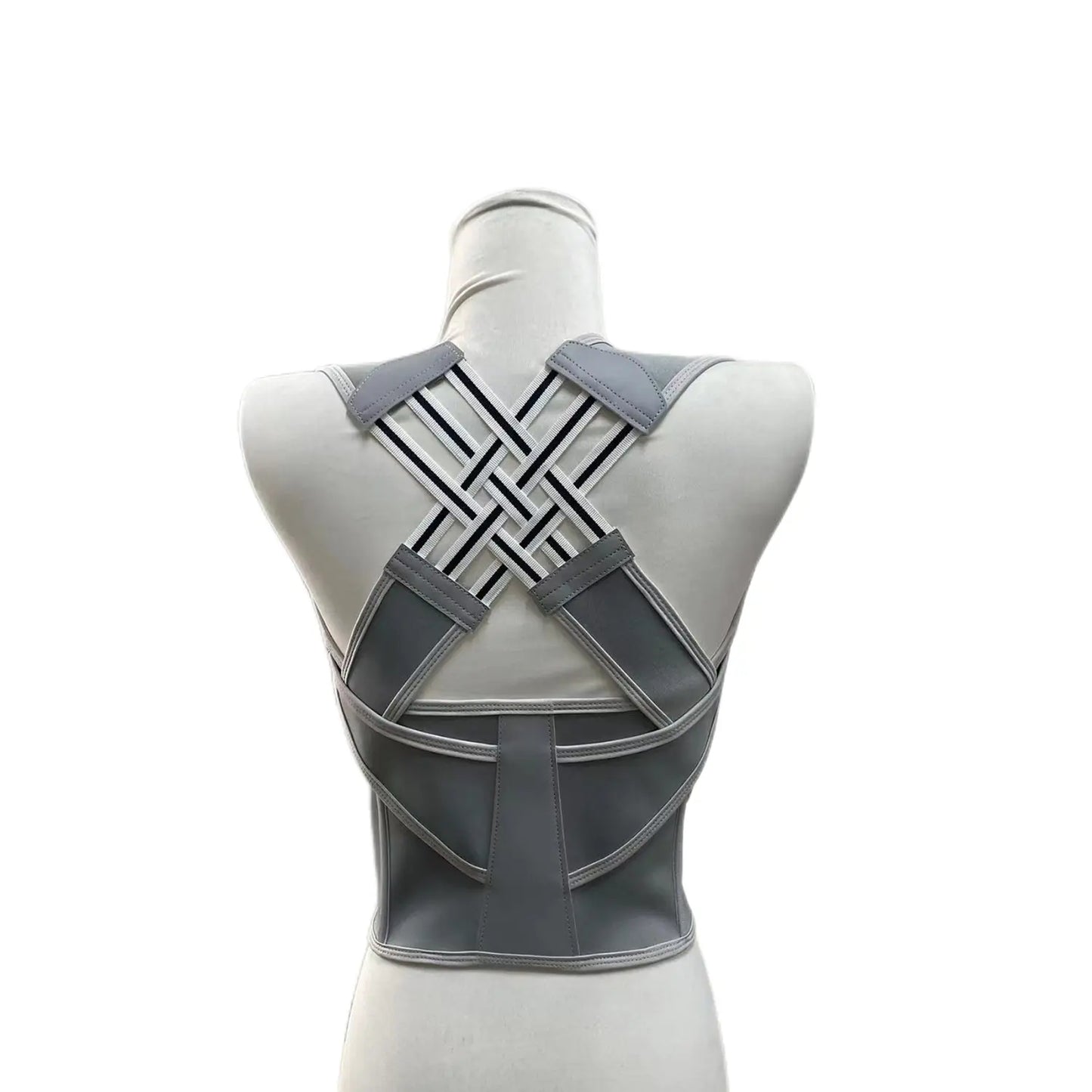 Unisex 2.0 Adjustable Back Brace for Posture Correction and Upper Back Support, Suitable for Home and Gym Use