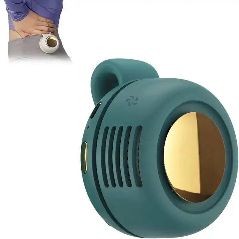 Westdeer Portable Silent Mini Bladeless Electric Fan - Adjustable 3-Speed Waist Fan, Phone Cooling Fan, Personal Handheld Turbo Fan, Rechargeable and Rotating, Ideal for Outdoor Travel and Gifts