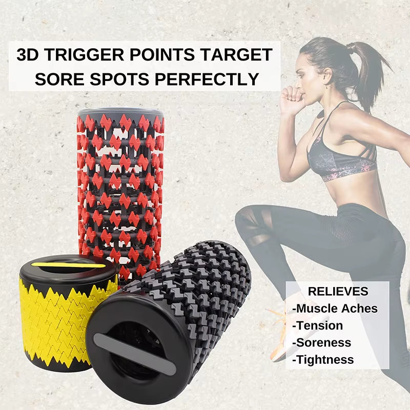 Professional Foam Roller for Muscle Recovery and Deep Tissue Massage Relief