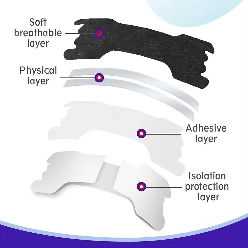 30-Pack Hypoallergenic Nasal Strips for Non-Invasive Congestion Relief and Enhanced Breathing