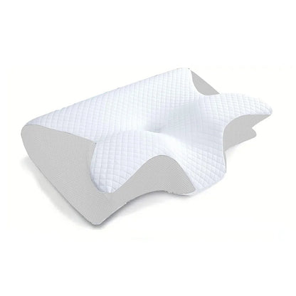 Memory Foam Cervical Pillow - 2-in-1 Ergonomic Contour Orthopedic Support for Neck Pain Relief
