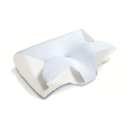Memory Foam Cervical Pillow - 2-in-1 Ergonomic Contour Orthopedic Support for Neck Pain Relief