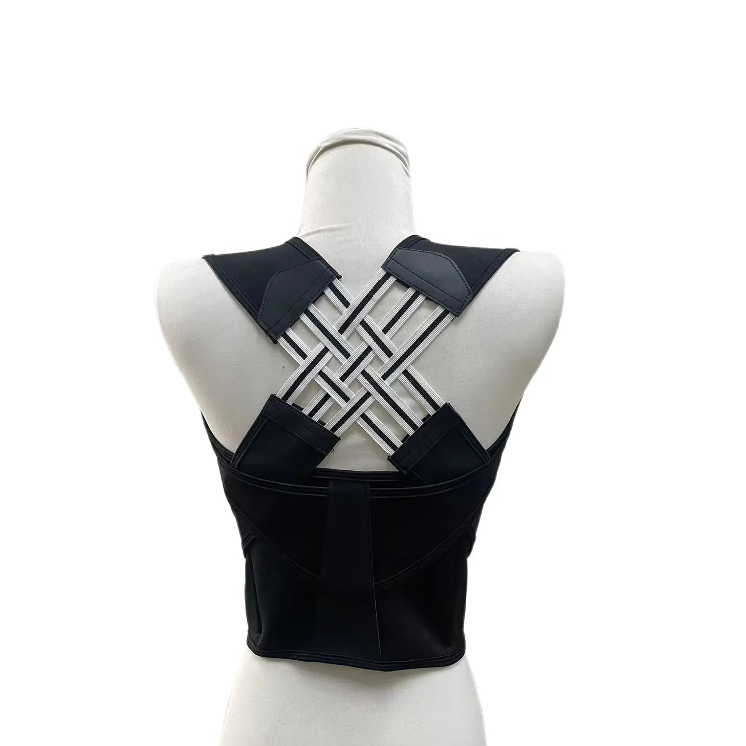 Unisex 2.0 Adjustable Back Brace for Posture Correction and Upper Back Support, Suitable for Home and Gym Use