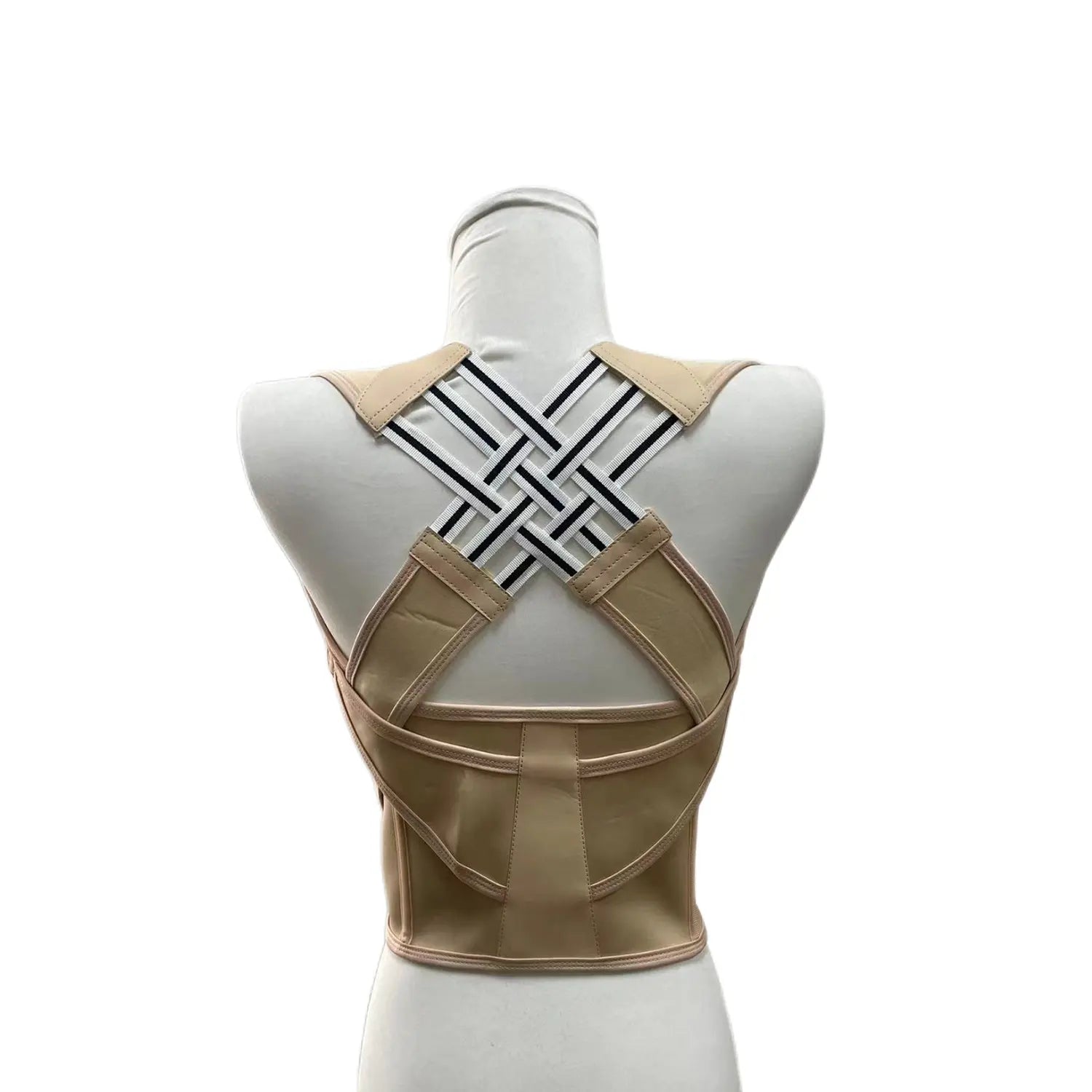 Unisex 2.0 Adjustable Back Brace for Posture Correction and Upper Back Support, Suitable for Home and Gym Use