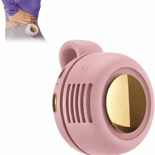 Westdeer Portable Silent Mini Bladeless Electric Fan - Adjustable 3-Speed Waist Fan, Phone Cooling Fan, Personal Handheld Turbo Fan, Rechargeable and Rotating, Ideal for Outdoor Travel and Gifts