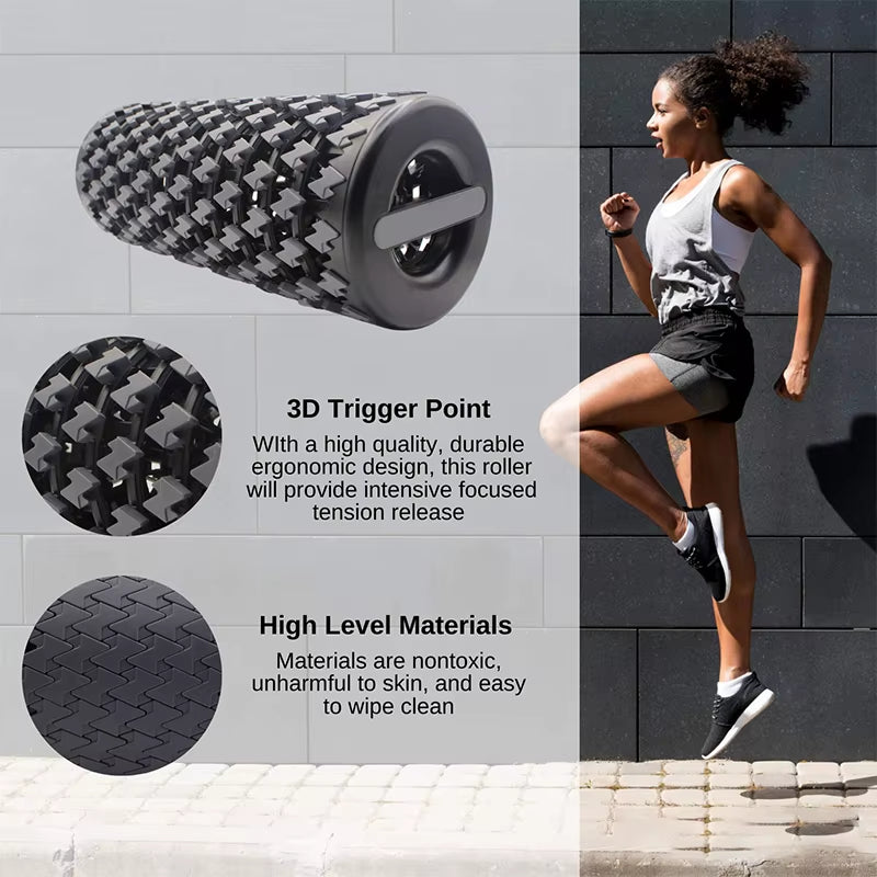 Professional Foam Roller for Muscle Recovery and Deep Tissue Massage Relief
