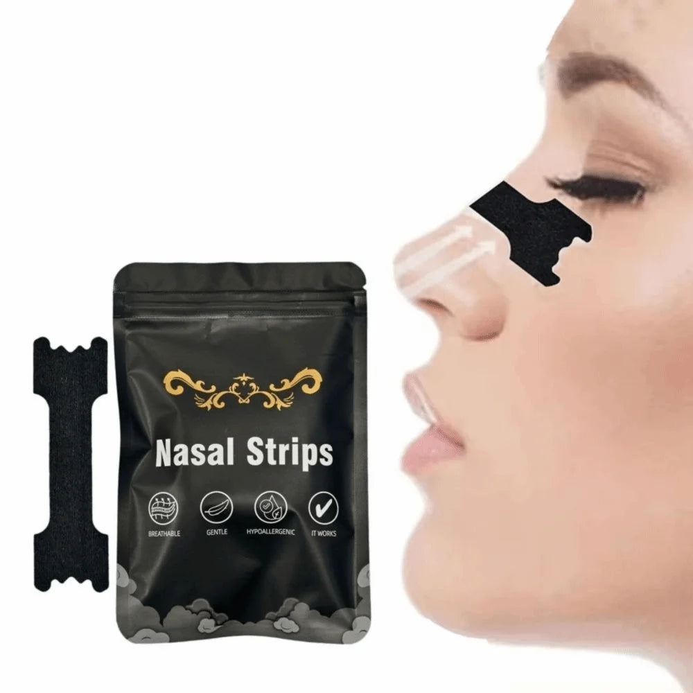 30-Pack Hypoallergenic Nasal Strips for Non-Invasive Congestion Relief and Enhanced Breathing