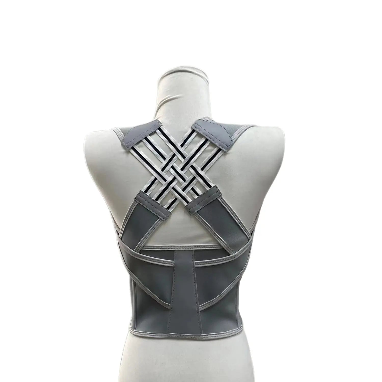 Unisex 2.0 Adjustable Back Brace for Posture Correction and Upper Back Support, Suitable for Home and Gym Use