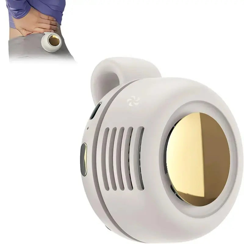 Westdeer Portable Silent Mini Bladeless Electric Fan - Adjustable 3-Speed Waist Fan, Phone Cooling Fan, Personal Handheld Turbo Fan, Rechargeable and Rotating, Ideal for Outdoor Travel and Gifts